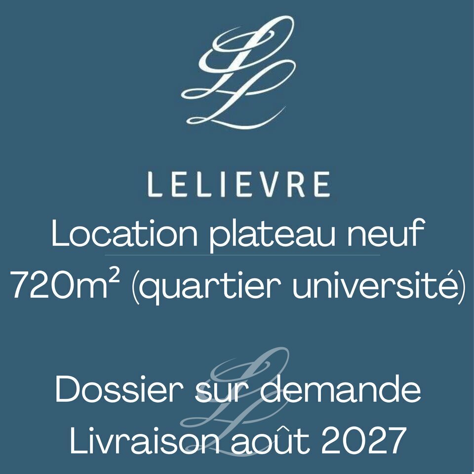 Location - BUREAUX 720 m<sup>2</sup>