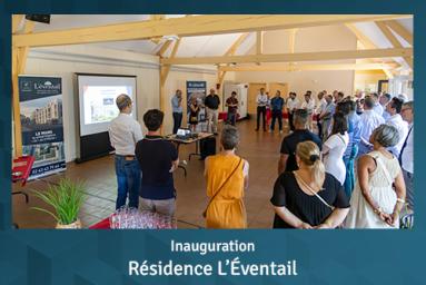 Inauguration de la résidence neuve L'éventail Le Mans LELIEVRE Immobilier
