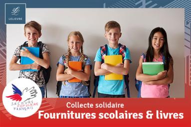 LELIEVRE Immobilier, collecte solidaire au profit du Secours populaire français