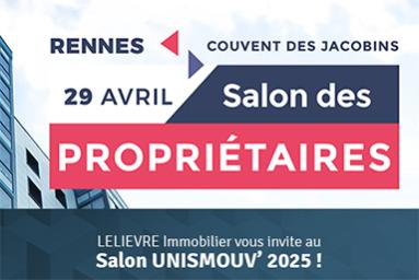 Invitation salon des propriétaires unismouv rennes 2025