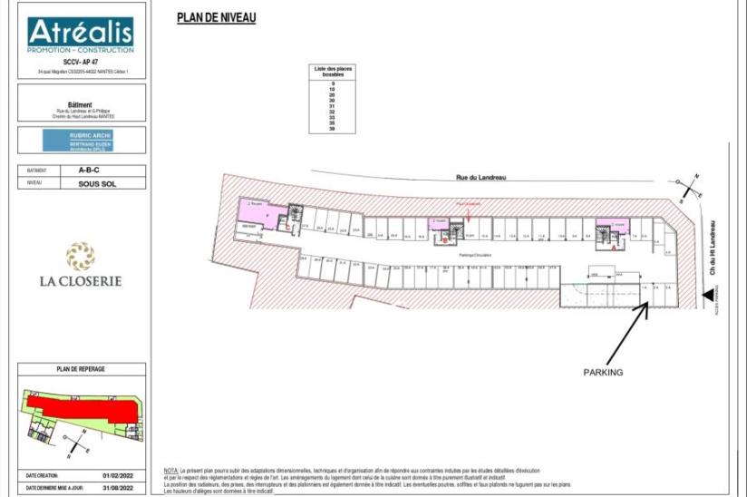 Réf. LD4242-PK1 - parking/box