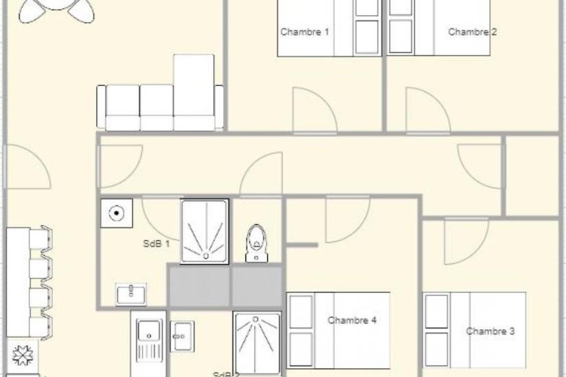 Réf. QG-1923+ - Appartement 5 pièces
