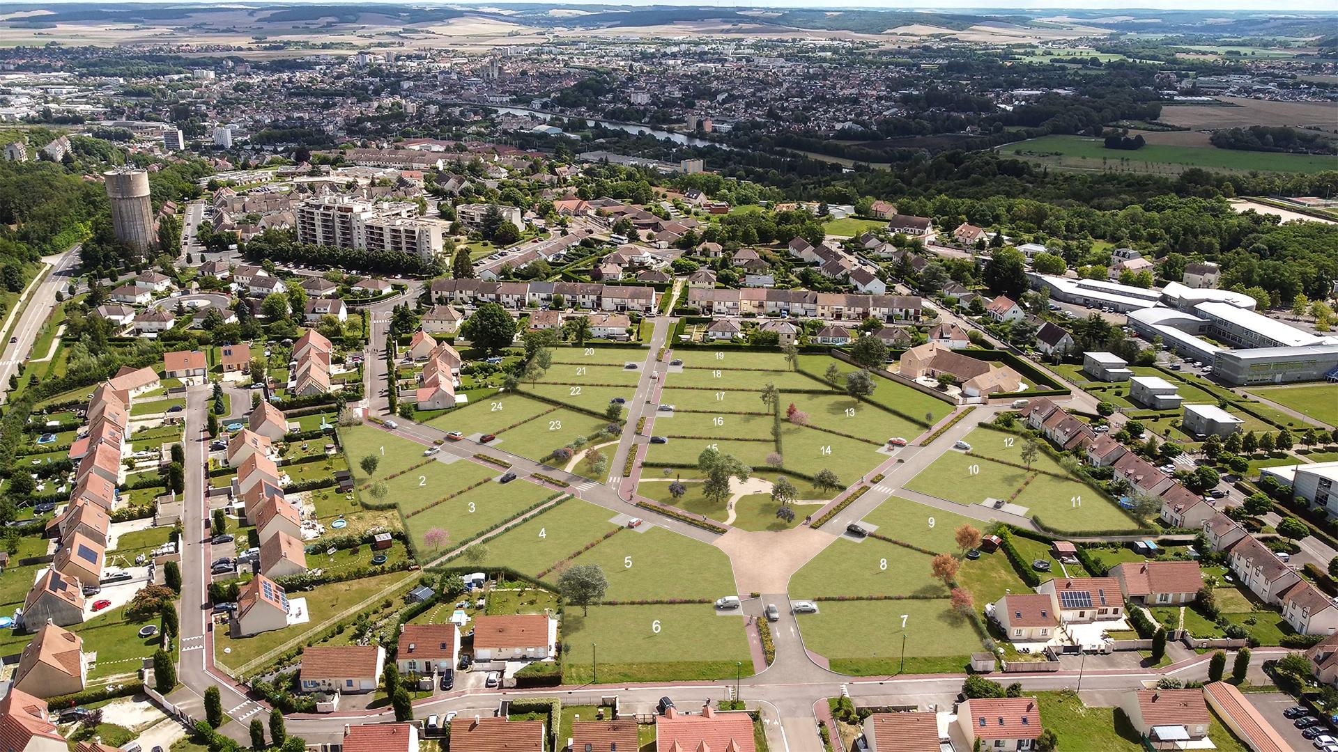 Plan 3D du programme L'Orée du Bois