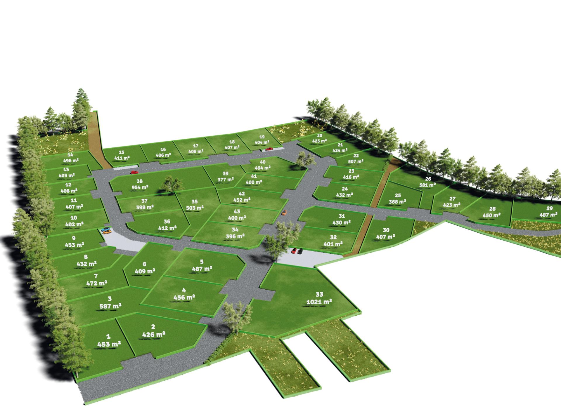 Plan 3D du programme Terra Verde